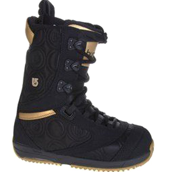 NEW Burton Sapphire Snowboard Boots! Black & Gold Quilted Design  Sizes 4 5 6.5 - Picture 2 of 2